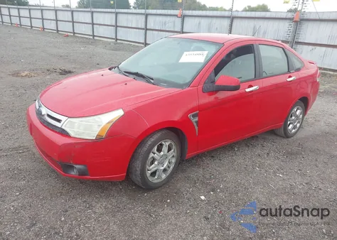 2008 Ford Focus Se/Ses z USA, uszkodzony, nr VIN 1FAHP35N38W269287